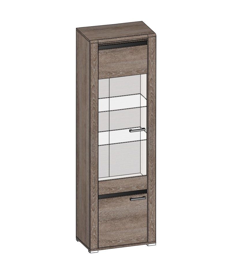 Шкаф-витрина Бруна Б-2 шкаф со стеклом