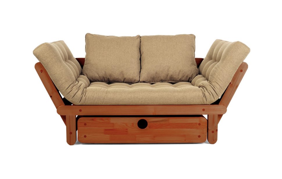 Прямой диван Кушетка Сламбер BOX (сосна)
