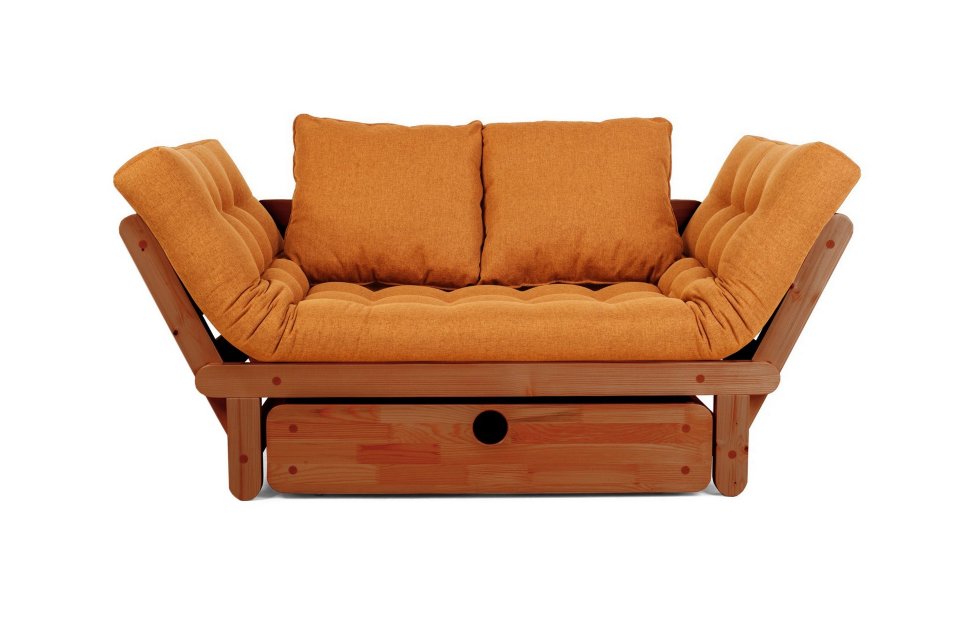 Прямой диван Кушетка Сламбер BOX (сосна)