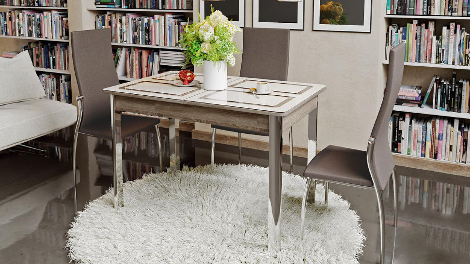 Кухонный стол Стол обеденный на металлических ножках «Палермо»