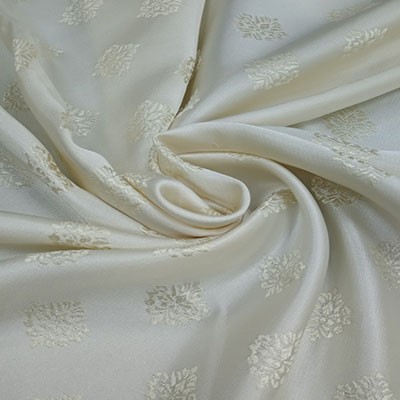 Штора Портьера Вензель золотой/бежевый