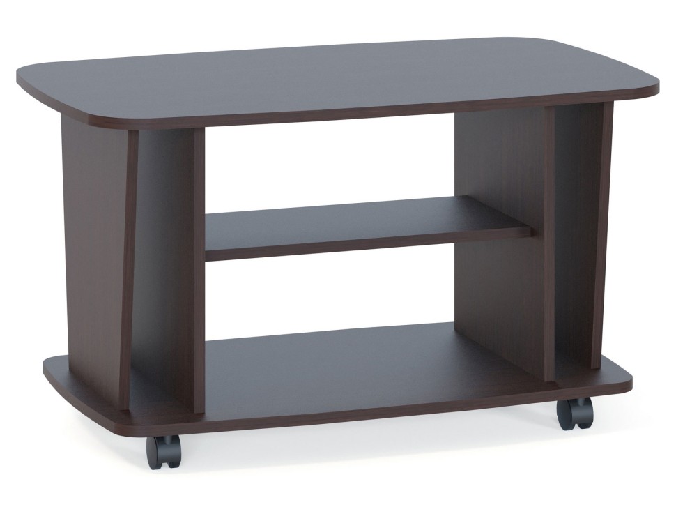 Узкий журнальный столик на колесах Альвито