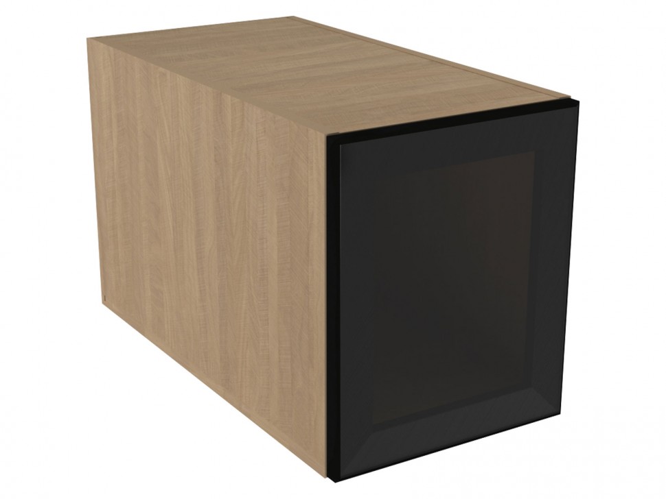 Антресольный шкаф со стеклом Женева