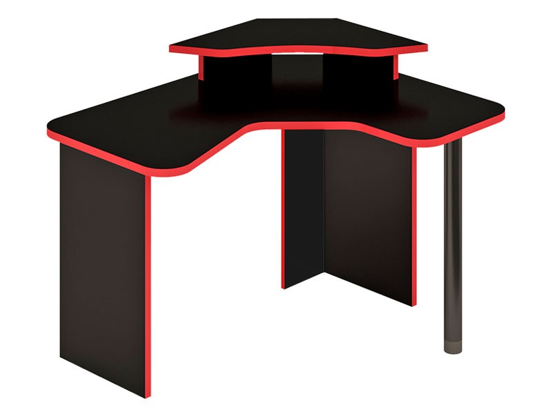 Компьютерный стол СКЛ-ИгрУгл120 БЕ+НКИЛ-УГЛ