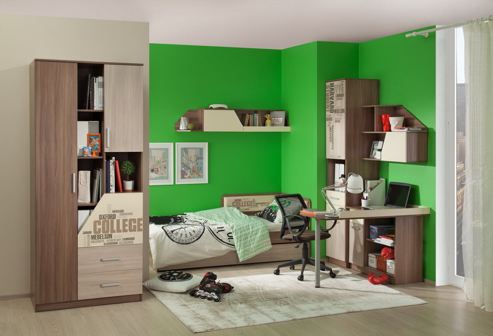 Стеллаж Колледж Шкаф комбинированный (Малый)