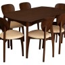 Обеденная группа для столовой и гостиной Стол Модерн-2 + 6 стула Модерн
