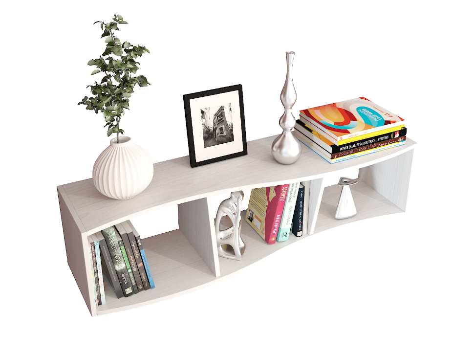 Настенная полка Вейв-8