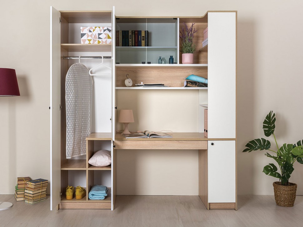 Компьютерный стол с системой хранения Микс 12.92