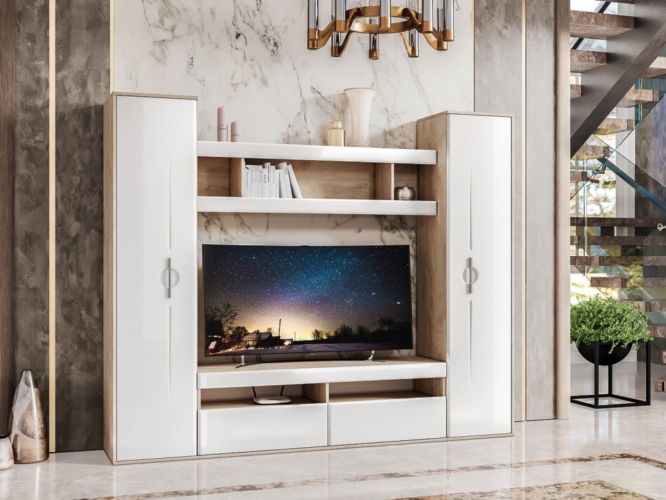 Шкаф 1 дв Альба 3