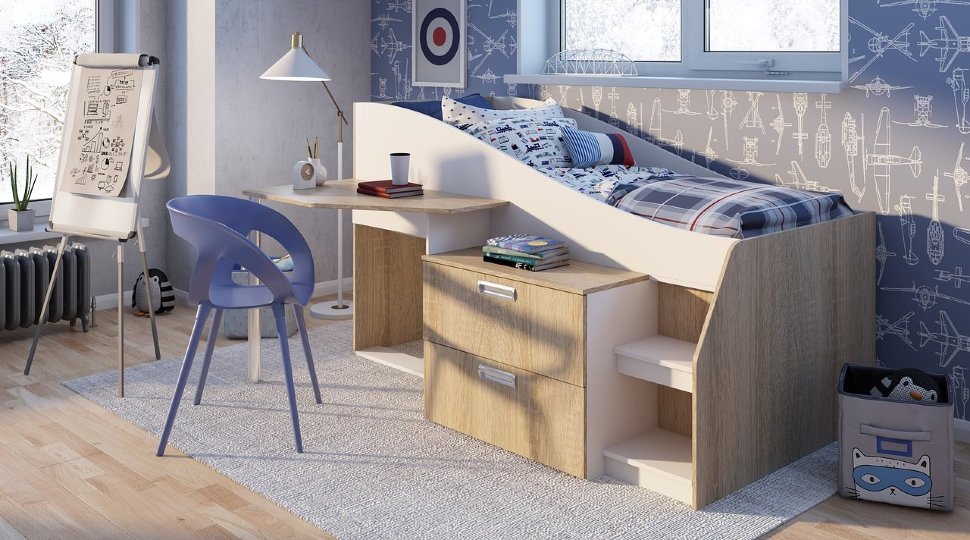 Кровать-чердак Скаут 8