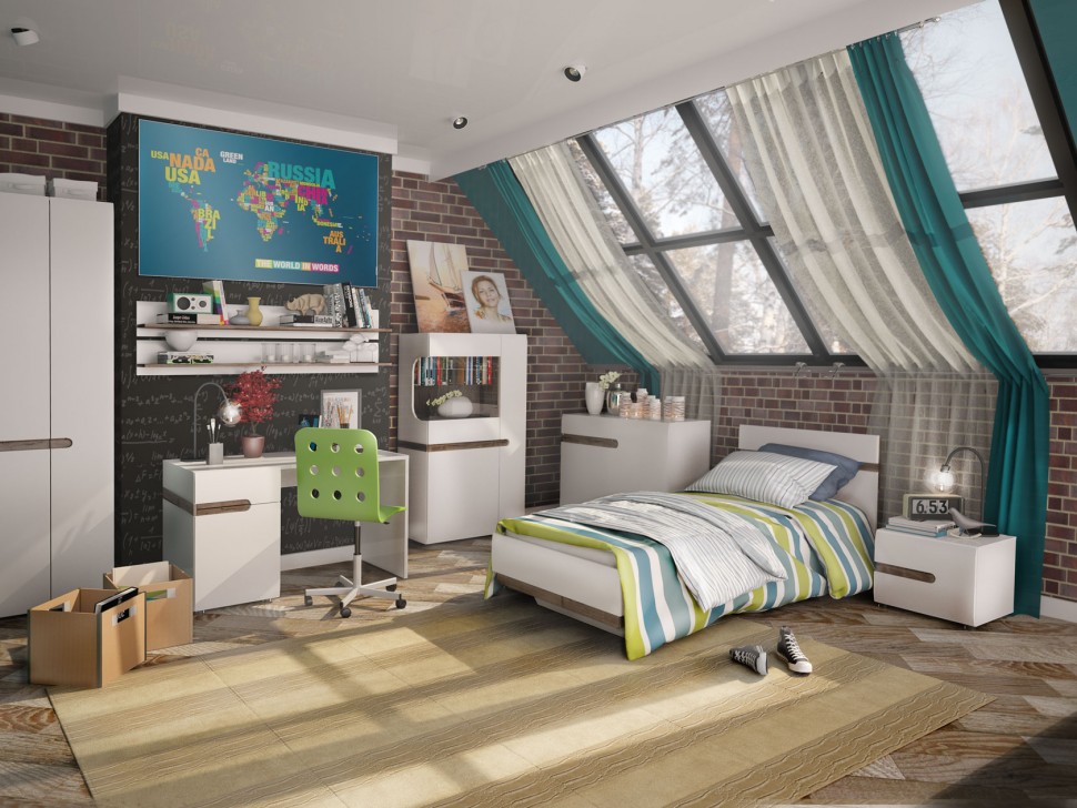 Шкаф-витрина Линате