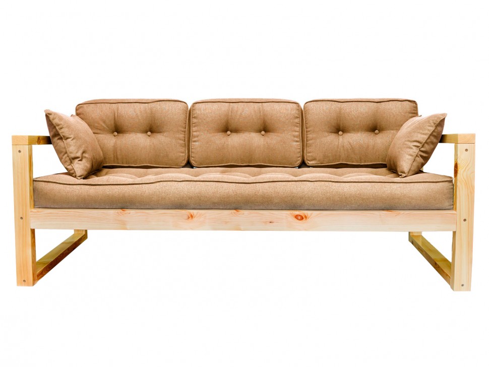 Прямой диван Диван Астер сосна натуральный
