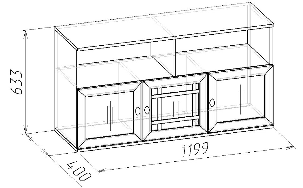 Шкаф навесной Шерлок