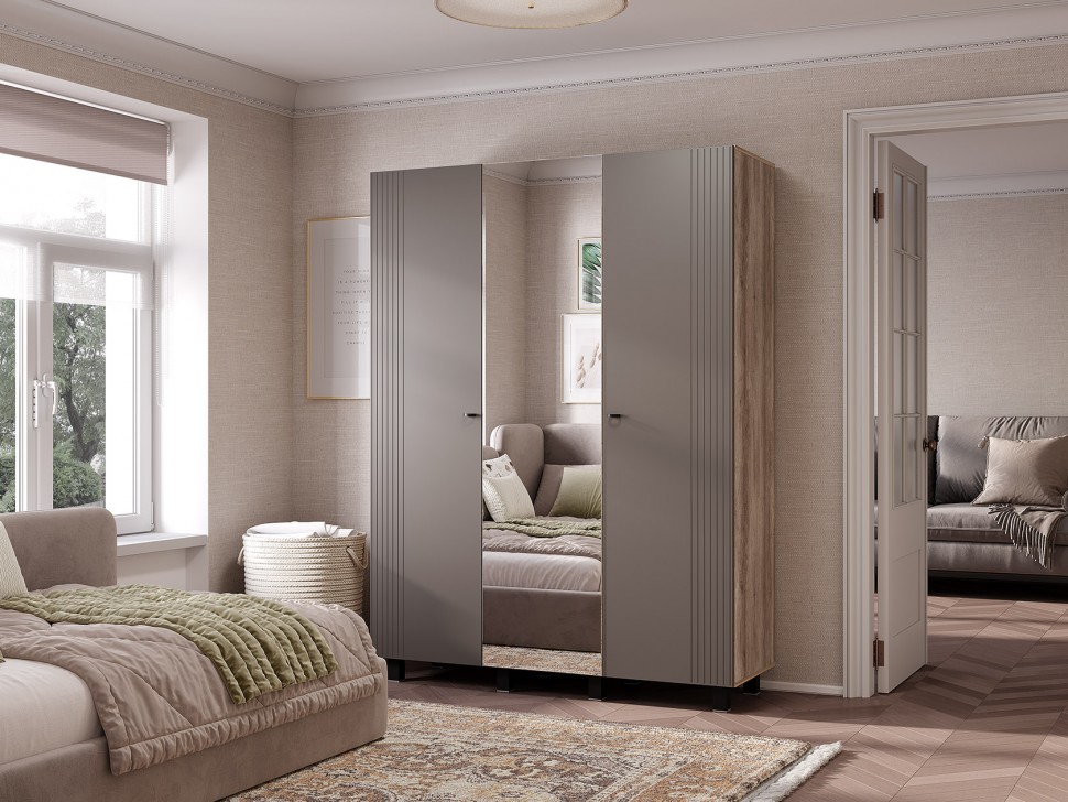 Распашной шкаф Олива 3 двери