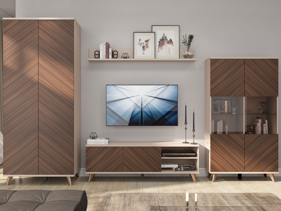 Шкаф-витрина Хармони