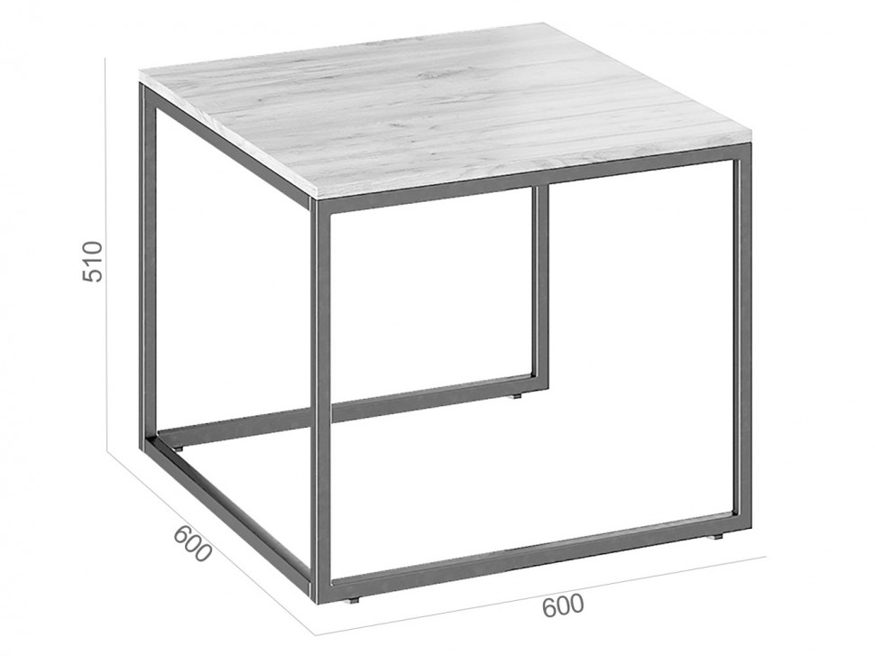 Журнальный столик Лофт Стол журнальный тип 1, тип 2