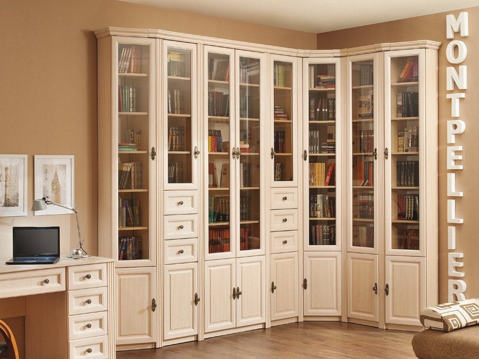 Стеллаж Montpellier Шкаф для книг 8