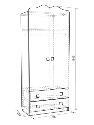 Комплект детской мебели Фэнтези