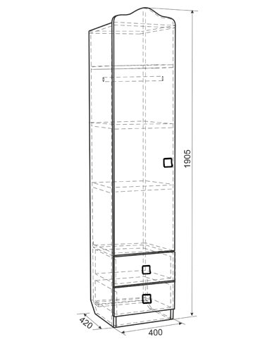 Комплект детской мебели Фэнтези