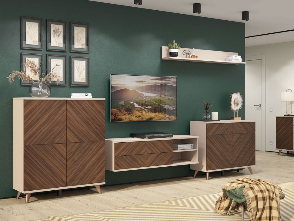 Гостиная Хармони с подвесной тумбой