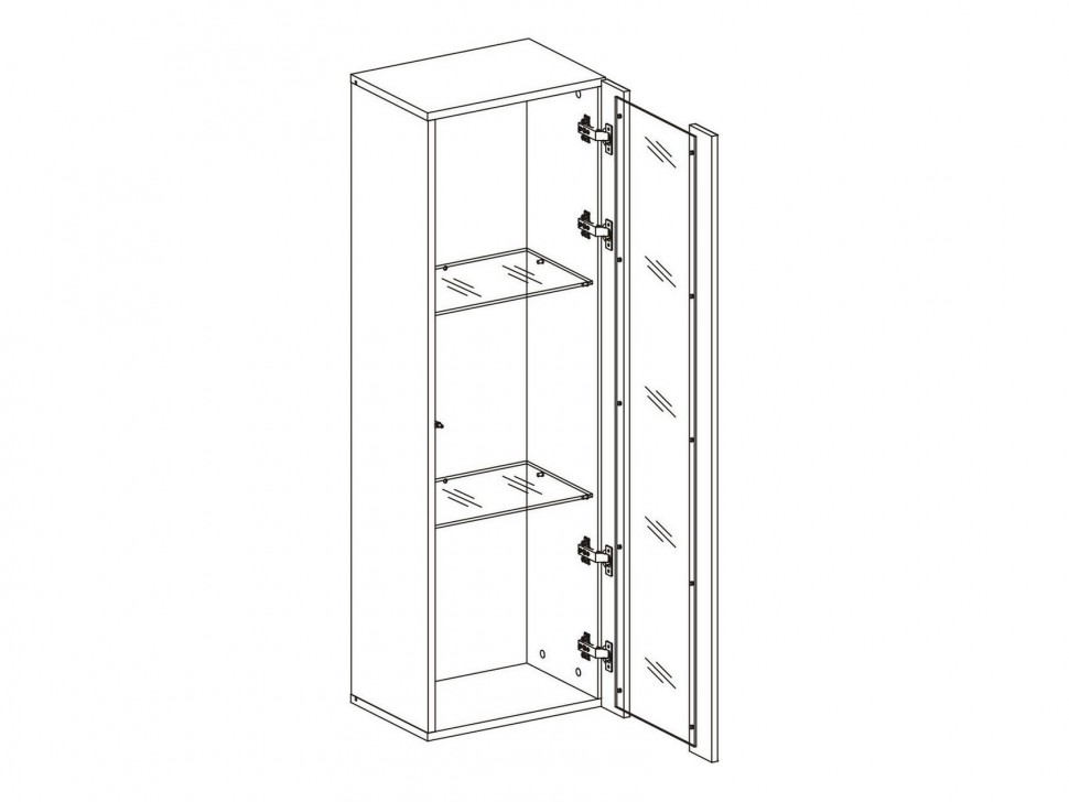 Шкаф-витрина Поинт