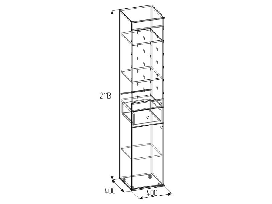 Детский шкаф Лойс