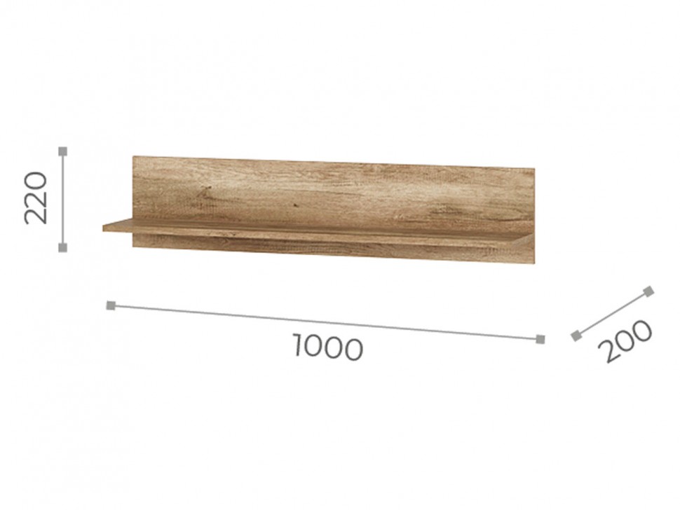 Настенная полка Олива